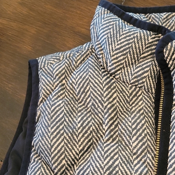 J. Crew Quilted Herringbone Vest - Picture 5 of 16